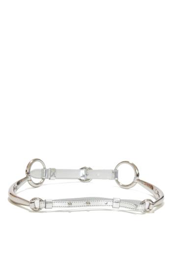 Ring leather belt