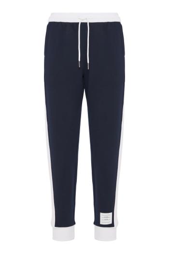 Color-block cotton sweatpants 