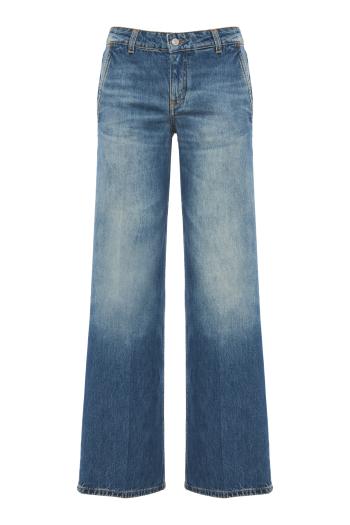Straight-leg cotton jeans 