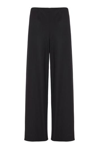Italian Wool-Blend High-Waist Bias Pant