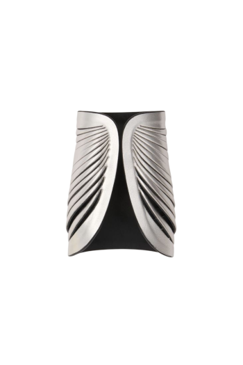 Anemos brass and leather cuff