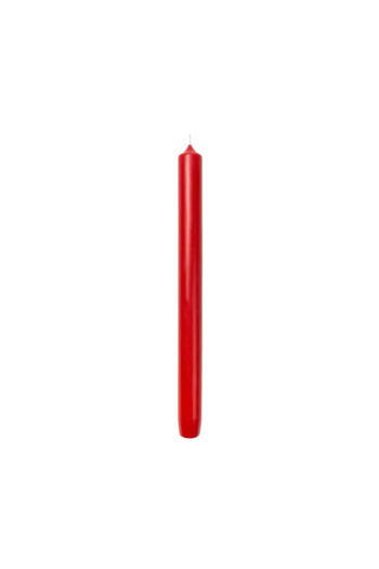 Red Bougies Royale 6 taper candles 28cm 