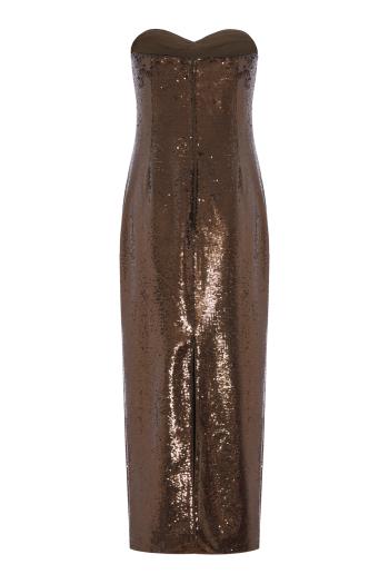 ΦΟΡΕΜΑ TWIST DRAPE SEQUIN EVENING