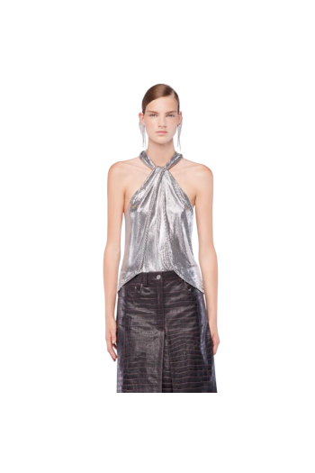 Chainmail halterneck top 