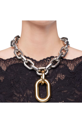 Embellished gold-tone necklace