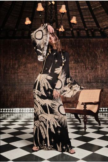 Primera printed silk maxi dress 