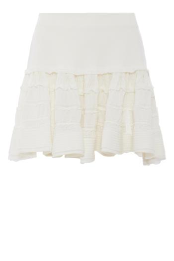 Wool crinoline mini skirt 