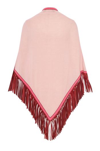 The Triangolo suede-fringed cashmere shawl