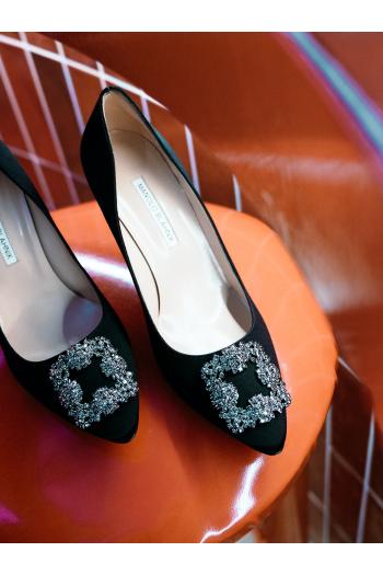 Hangisi 90 satin pumps 