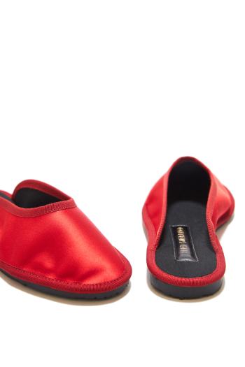 Forte satin slippers 