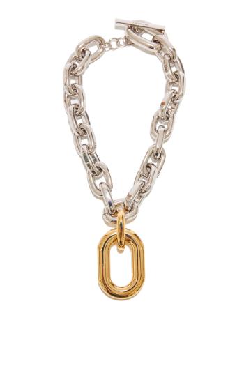 Silver/gold XL link necklace