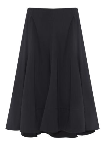 Janan satin midi skirt 