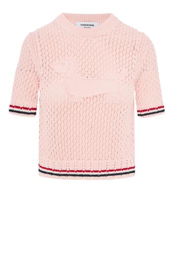 Hector pointelle-knit cotton sweater 