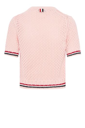 Hector pointelle-knit cotton sweater 