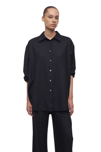 Luka oversized wool-flannel shirt 