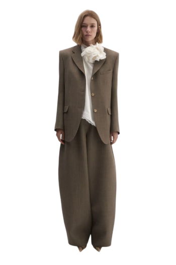 Wool balloon pants 