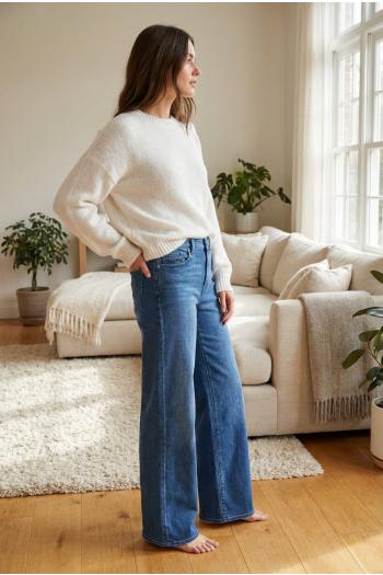 The Slim palazzo jeans 