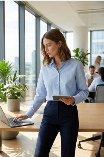 Striped cotton shirt 