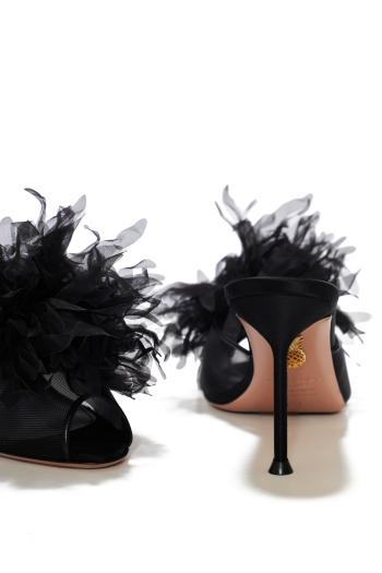 Poe'me 85 mesh mules 