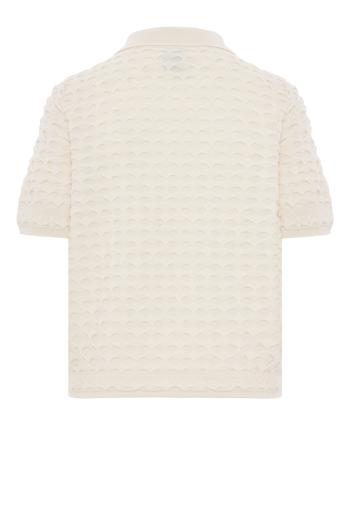 Origami cashmere and cotton sweater 