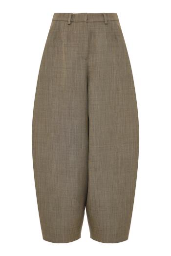 Wool Balloon trousers in beige