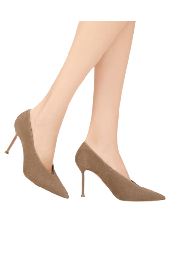 Voltaire 85 suede slingback pumps