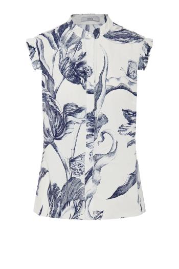 Floral Print Sleeveless organic-cotton Top