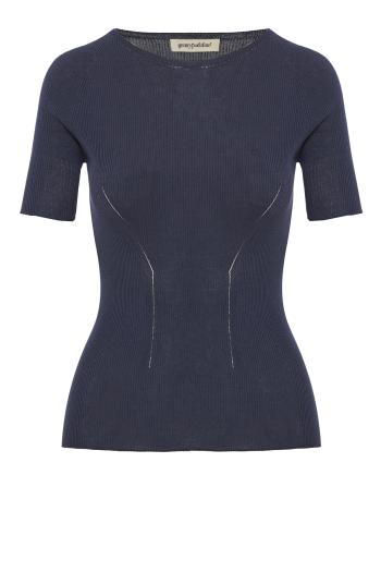 Silk and cotton sweater