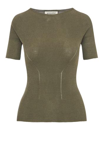 Silk and cotton sweater