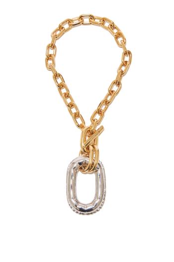 Gold and silver tone choker