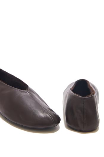 Stella leather flat shoes 