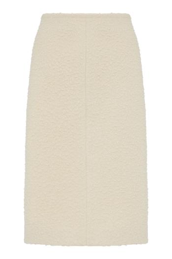 Malva bouclé midi skirt 