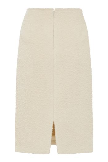 Malva bouclé midi skirt 