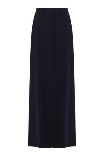 Roux wool-crepe maxi skirt 