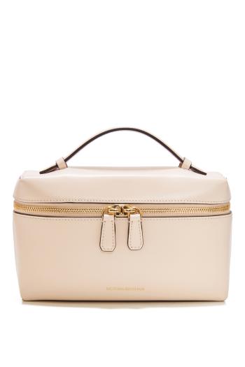 Vanity Crossbody In Pale Rose Leather