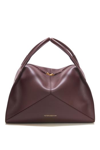 Victoria Plié Bag In Burgundy Leather