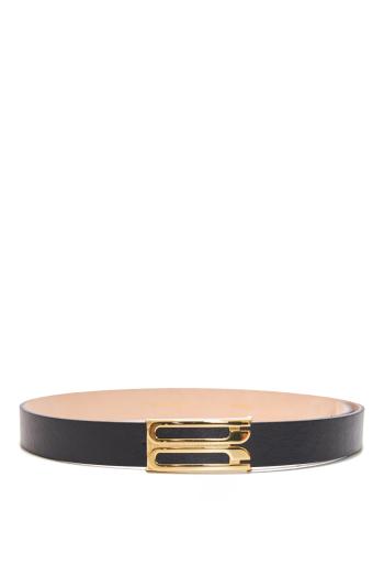 Dorian leather belt in Black