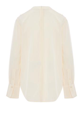 TOP GATHERED V-NECK