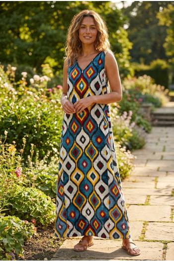 08 embroided silk kaftan