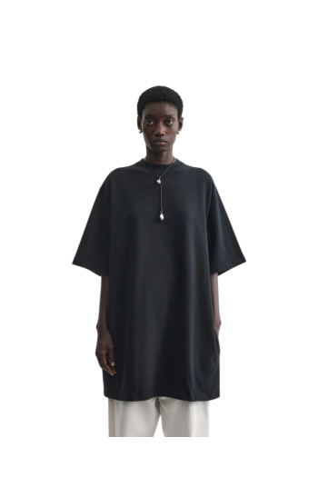 Big organic-cotton T-shirt in black 