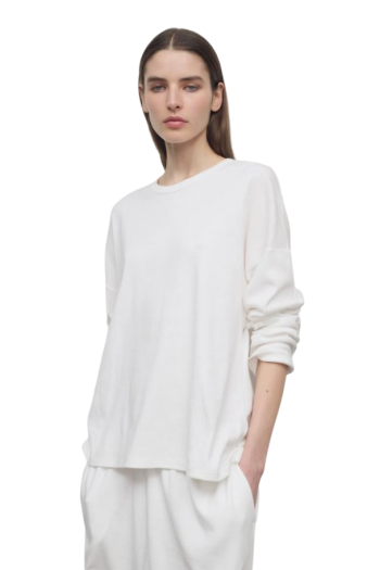Floris cotton top in white 
