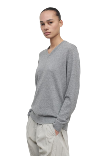 Nian goat-cashmere sweater in yellow