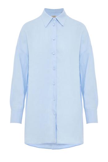 Linen shirt in light blue 