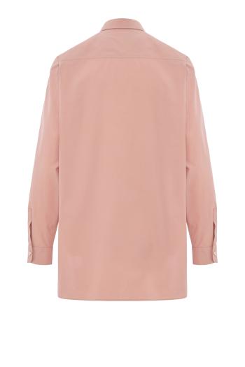 Popeline cotton shirt in piggy 