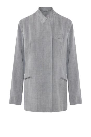 Fischgraft Wool blazer in grey 