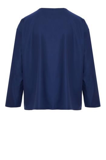 Tasmania wool top in pacific 