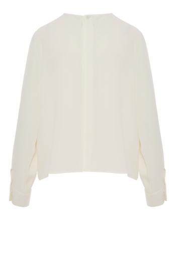 Silk blouse in white 