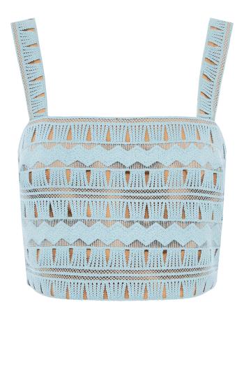 TOP MACRAME' CROP