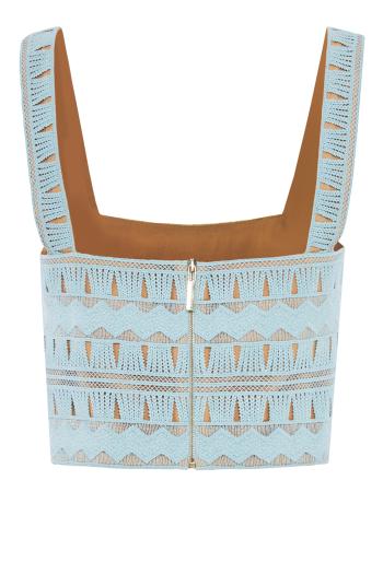 TOP MACRAME' CROP