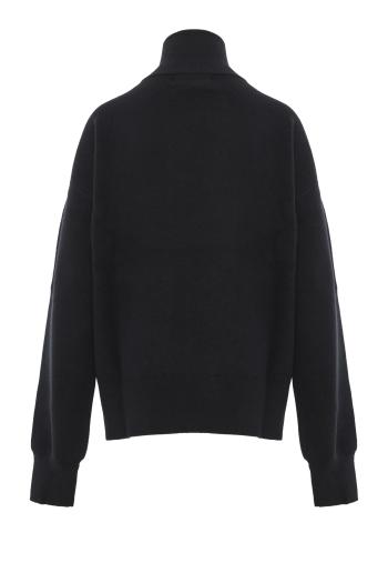 No319 cashmere cardigan in raven 